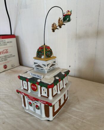 Town Hall with Rotating Santa